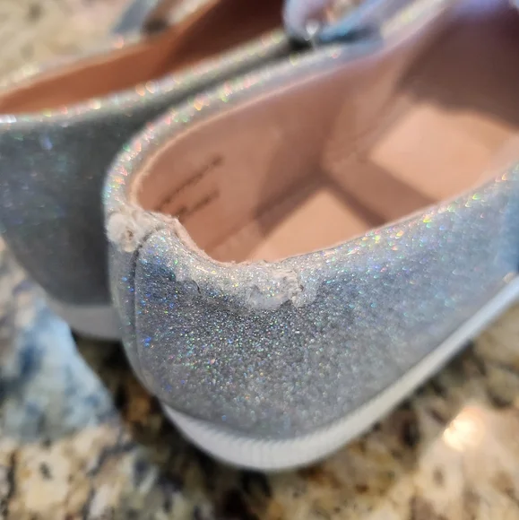 Harper Cat Glitter Kids Shoes - Silver - Picture 5 of 6